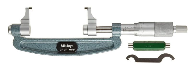 Panme đo ngoài cơ khí kiểu thước cặp series 143-123 Mitutoyo