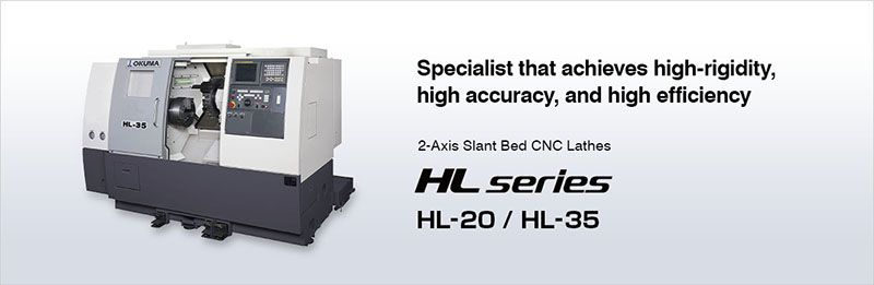Máy tiện CNC giường nghiêng 2 trục HL series HL-20 / HL-35