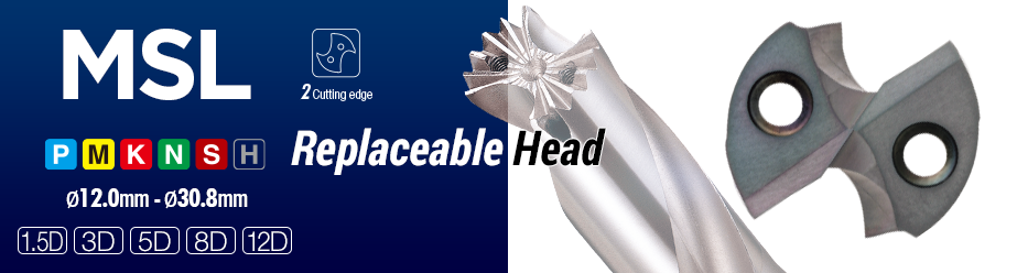 SMD series - Replaceable head drills