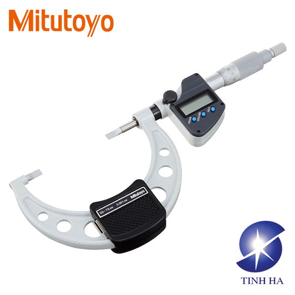 Panme đo ngoài điện tử kiểu đầu lưỡi dẹt series 422 Mitutoyo
