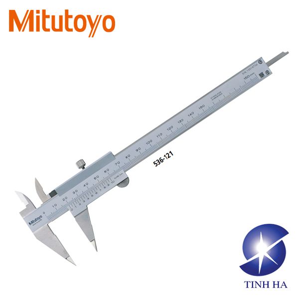 Thước cặp mỏ kẹp đầu nhọn đo khe hẹp Mitutoyo 536-121