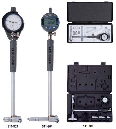 Thước đo lỗ với đầu đo gắn thước micrometer