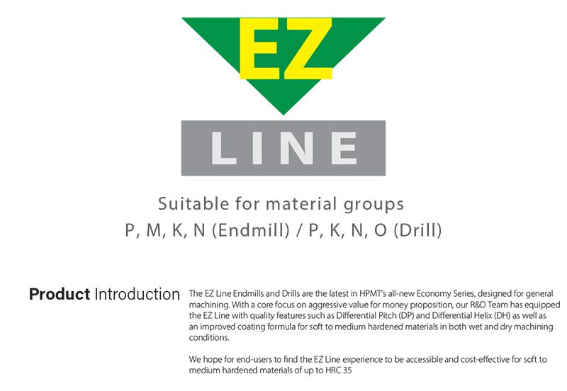 Dòng EZ Line (Phay & Khoan) HPMT