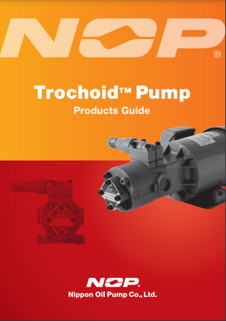 CATALOG NOP - Trochoid Pump Products Guide – ENGLISH