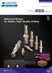 Indexable Drills SumiDrill WDX series