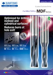 Coated Carbide Drills for Spot Facing Flat MULTIDRILL MDF series