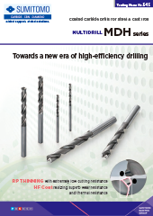 Coated Carbide Drills for Steel and Cast Iron MULTIDRILL MDH series